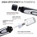 ZORAMI Ear and Nose Hair Trimmer Clipper - 2024 Professional Painless Eyebrow & Facial Hair Trimmer for Men Women, Battery-Operated Trimmer with IPX7 Waterproof, Dual Edge Blades for Easy Cleansing Black