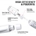 ZORAMI Ear and Nose Hair Trimmer Clipper - 2024 Professional Painless Eyebrow & Facial Hair Trimmer for Men Women, Battery-Operated Trimmer with IPX7 Waterproof, Dual Edge Blades for Easy Cleansing White