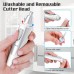 ZORAMI Ear and Nose Hair Trimmer Clipper - 2024 Professional Painless Eyebrow & Facial Hair Trimmer for Men Women, Battery-Operated Trimmer with IPX7 Waterproof, Dual Edge Blades for Easy Cleansing White